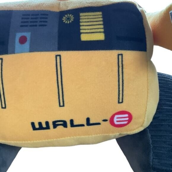 Disney WALL-E Plush Toy 14" Yellow Robot Stuffed Character Collectible - Picture 6 of 6